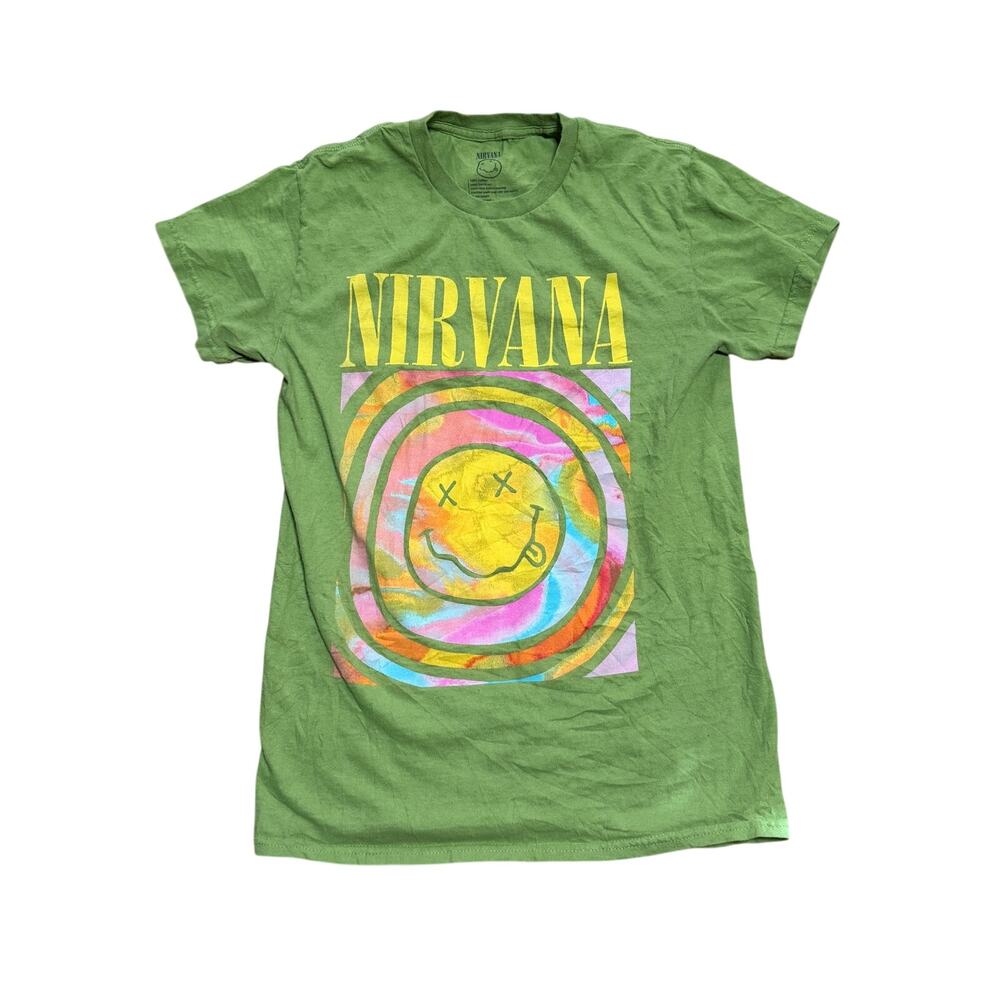 Nirvana Green Y2K T-shirt Unisex
